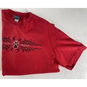 Vintage 90's Y2K‎ CHAMPS L New Mexico Red T Shirt Top Classic Retro Hip Hop